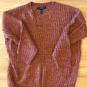Vintage Forever 21 Orange Knit Sweater